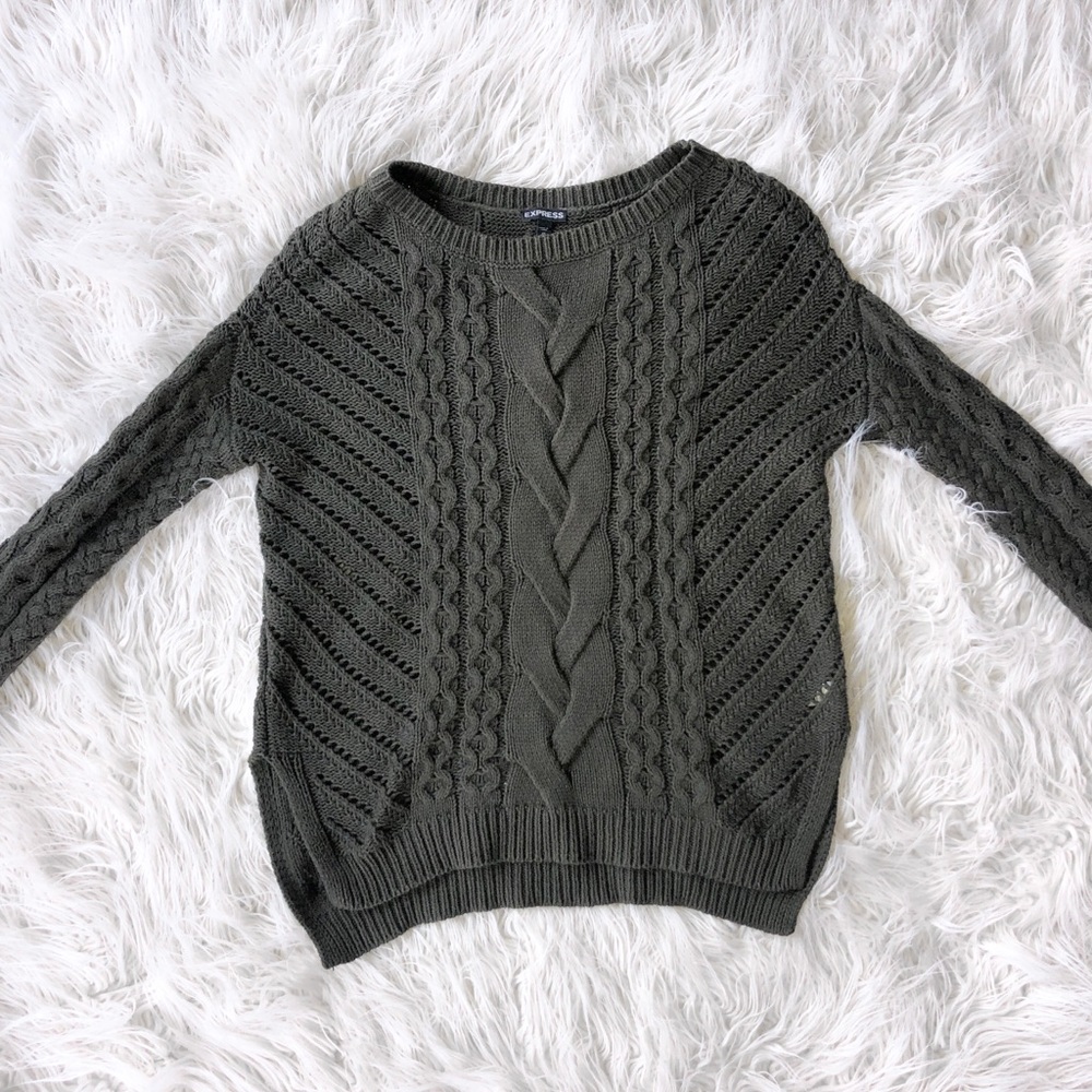 Olive Green Sweater